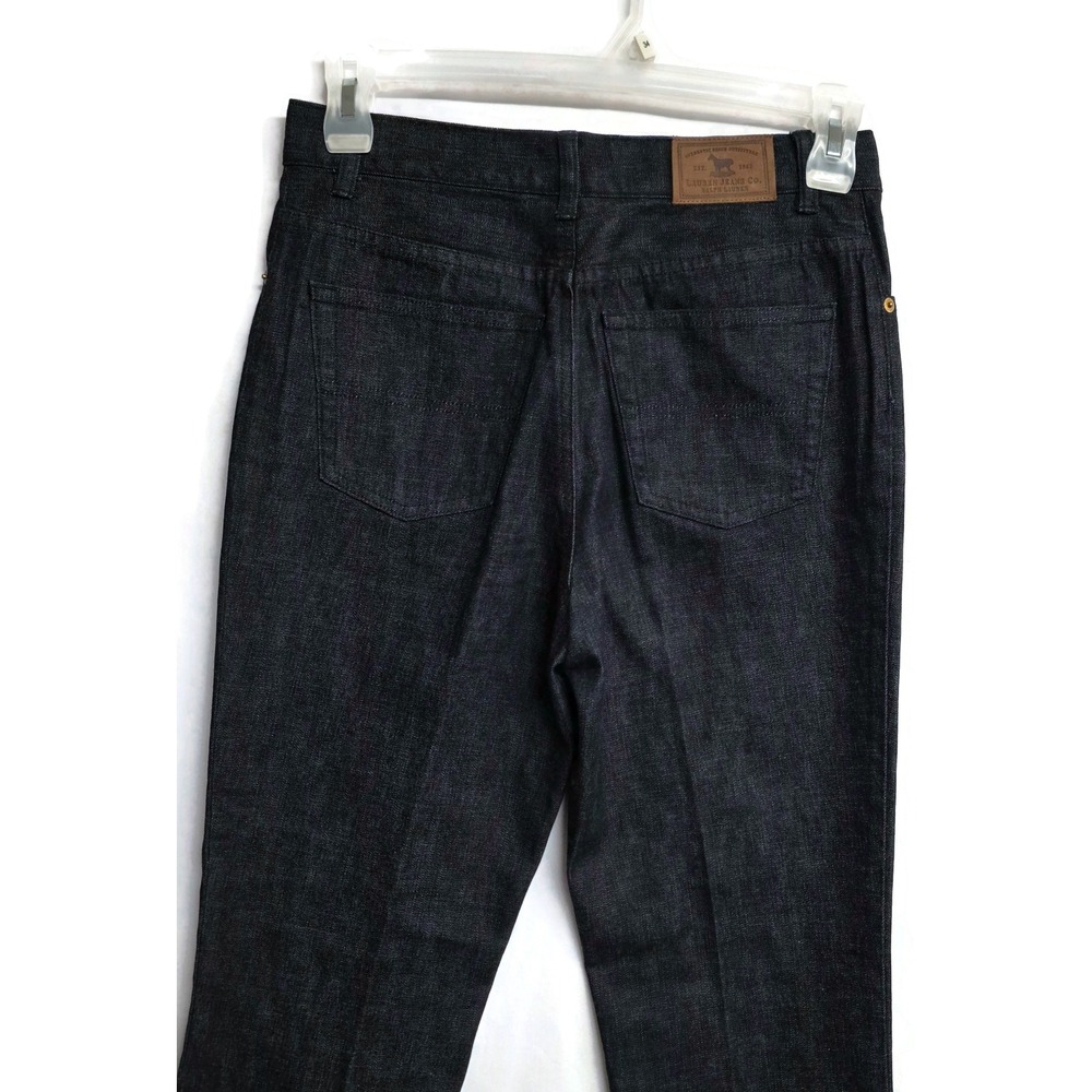 Lauren Ralph Lauren Jeans Co Womens 6P Dark Indigo Straight Leg Denim Pants